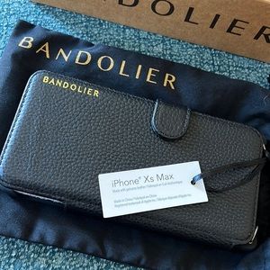 Bandolier iPhone Xs Max Hailey Folio Black